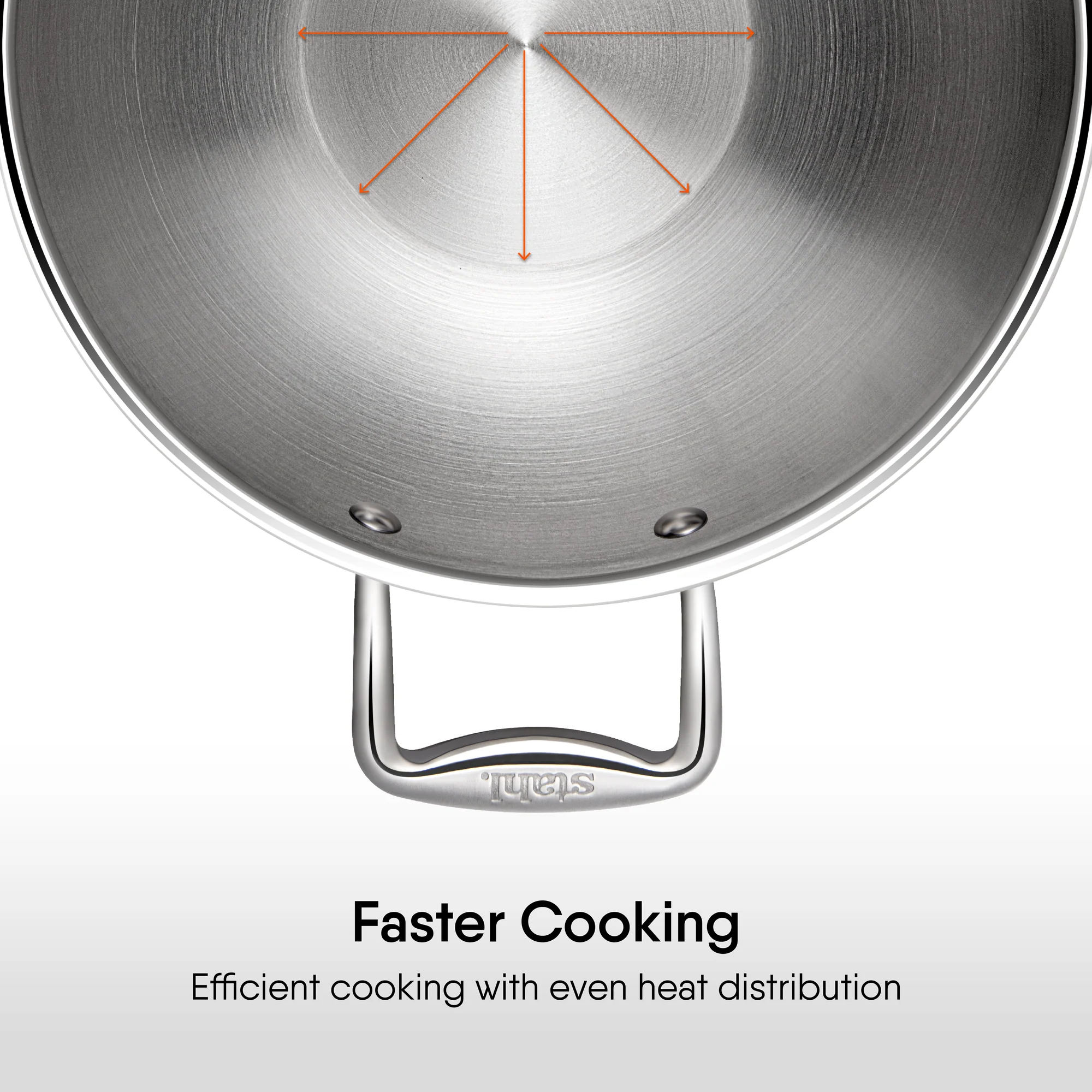 Triply Artisan Stainless Steel Kadhai - Image 4