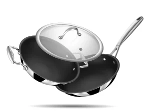 Artisan Schild Combo (24 cm Frypan + 24 cm Kadhai)
