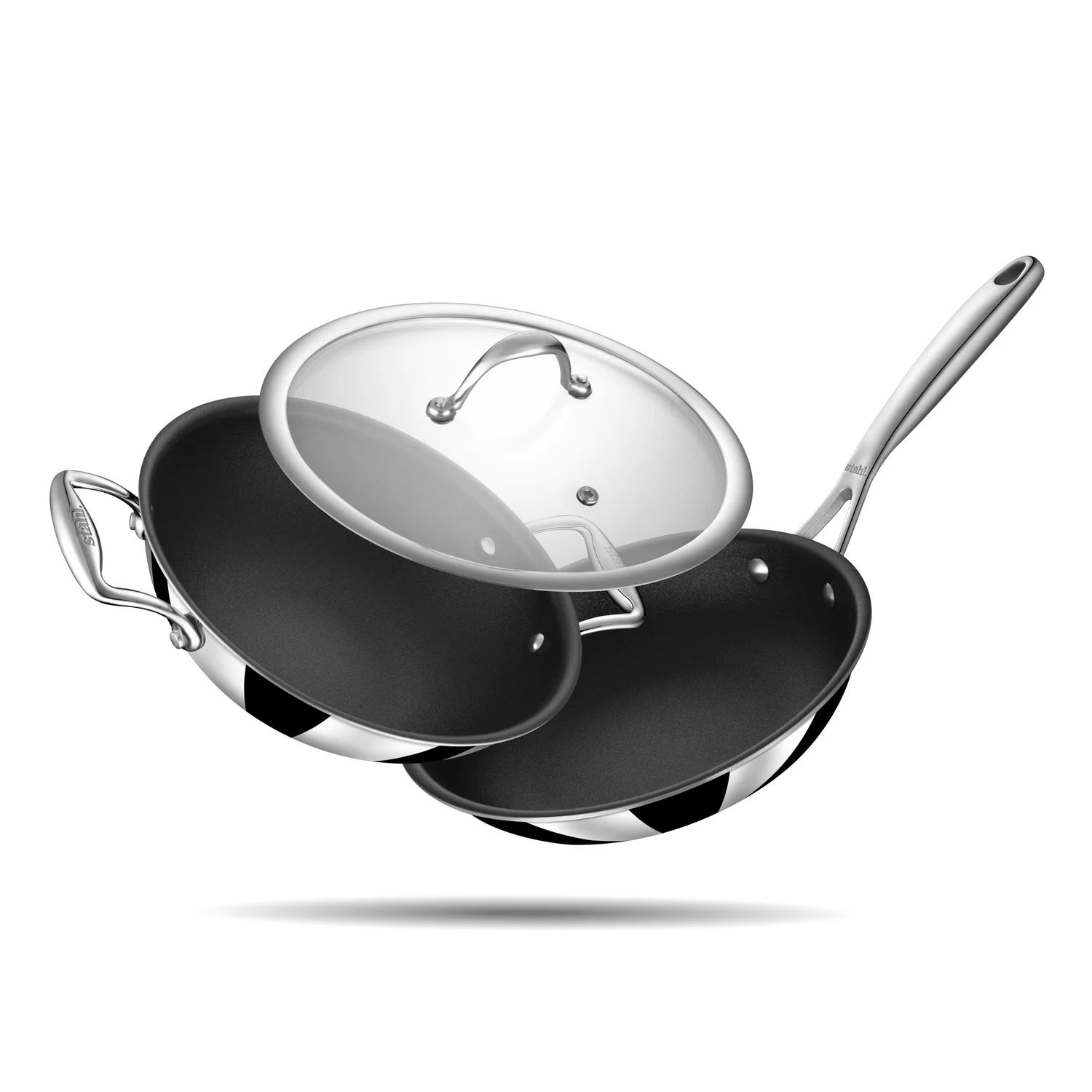 Artisan Schild Combo (24 cm Frypan + 24 cm Kadhai)