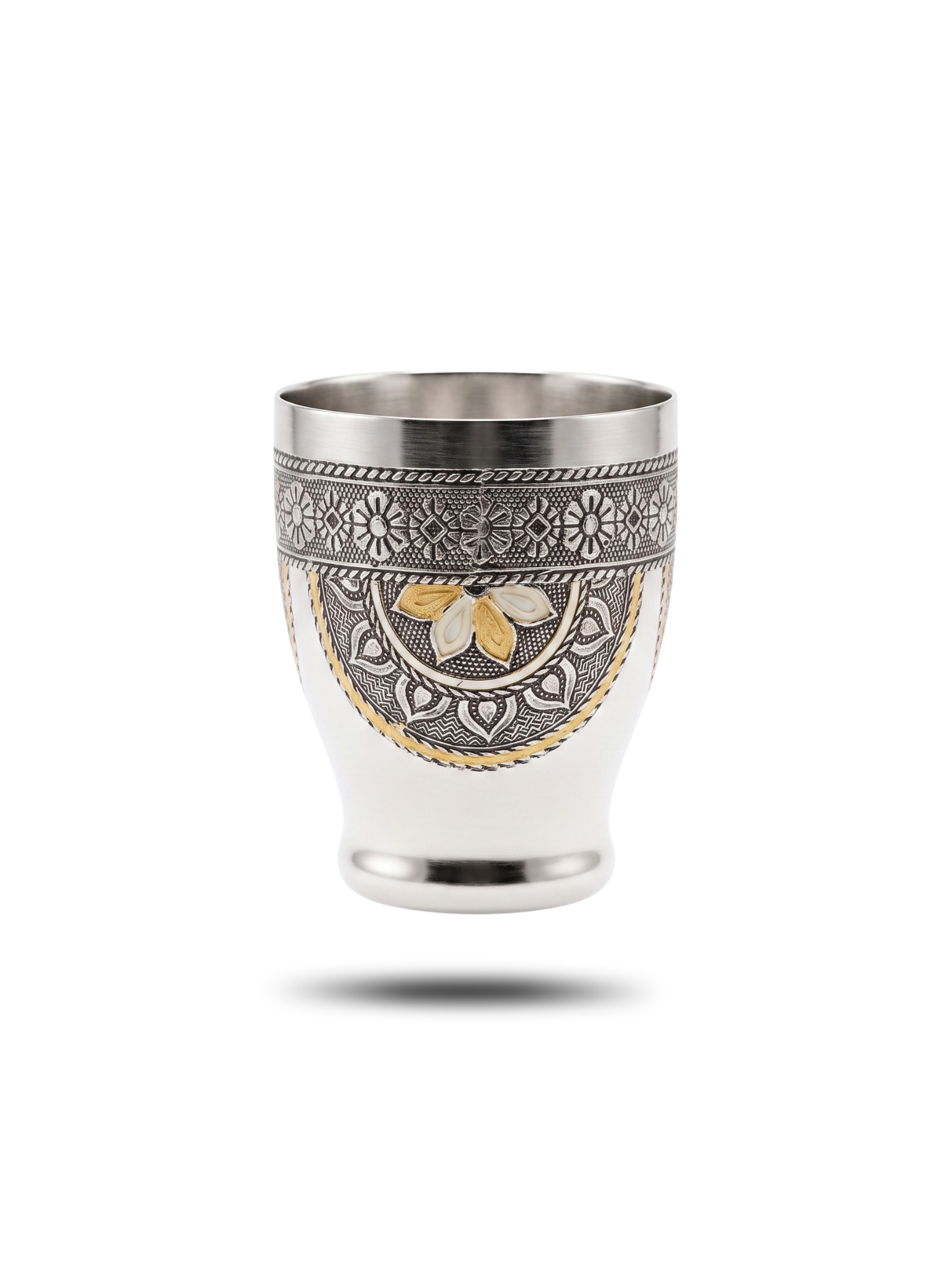 Steel Minakari Glass ( Set of Six) - Image 2