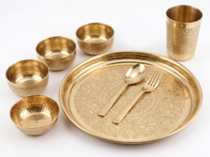 Brass Thali set